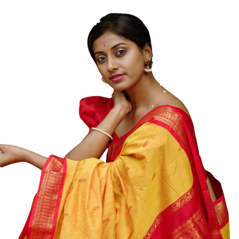 Vasthrlay Kanjivaram Tassels Saree