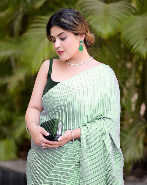 Vasthrlay Pleated Crushed Unstitched Ethnic Wear