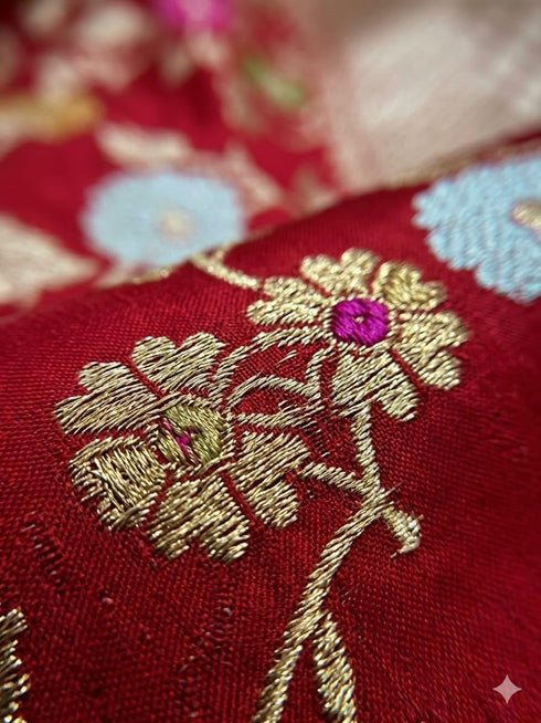 Vasthrlay Meenakari Banarasi Multicolour