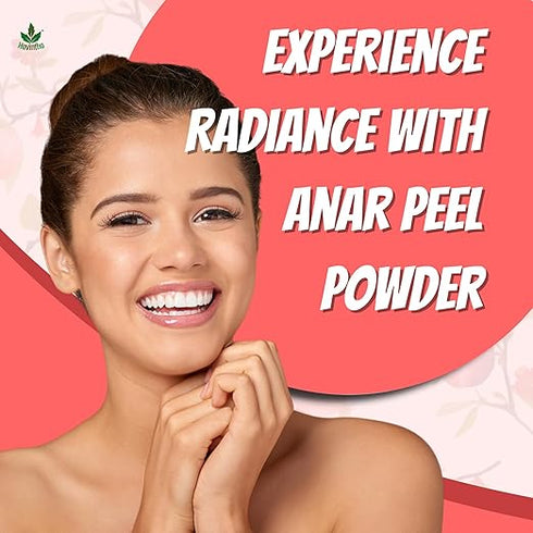 Havintha - Natural Anar Peel Powder Jar - For Glowing Skin