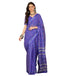 Vasthrlay Womens Printed Unstitched Purple Saree