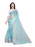 VasthrlayOrganza Printed Unstitched Rani Free Ethnic Wear