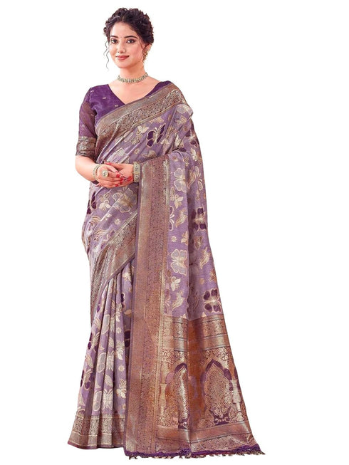 Vasthrlay Chanderi Banarasi Light Saree