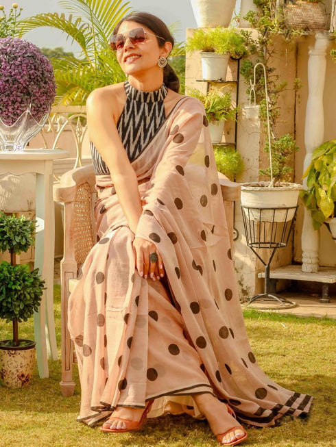 Vasthrlay Printed Unstitched Gold Free Ethnic Wear