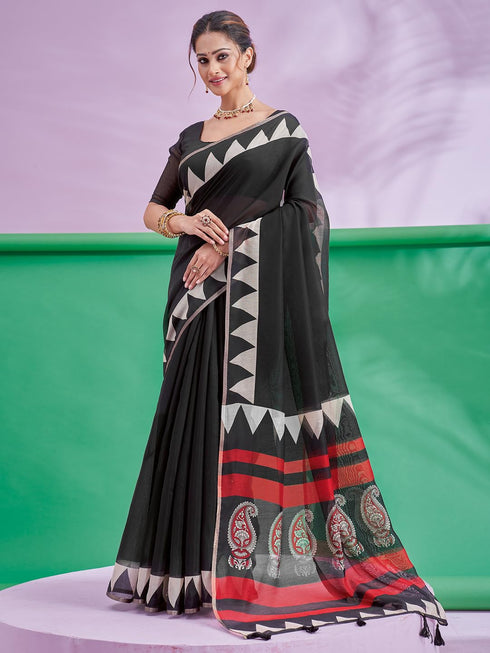 Vasthrlay Abstract Printed Unstitched Hs Ethnic Wear