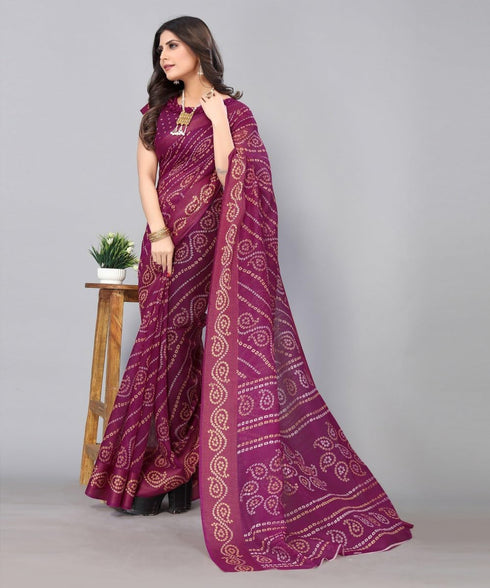 Vasthrlay Printed Yellow Jetpuri Ethnic Wear