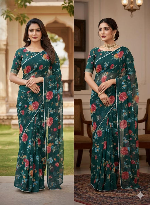 Vasthrlay Georgette Unstitched Lightweight Lightrama