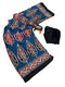 Vasthrlay Ajrakh Saree Crepe