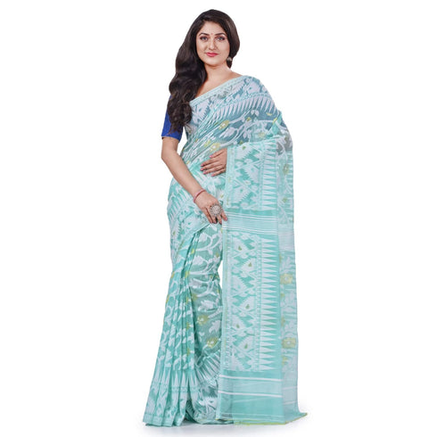 Vasthrlay Db Vasthrlay Jamdani Db281119jamdani2 Blue