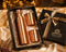 AKTU Hammered Copper Bottle Gift Set (900ml) with 2 Glasses (275ml)
