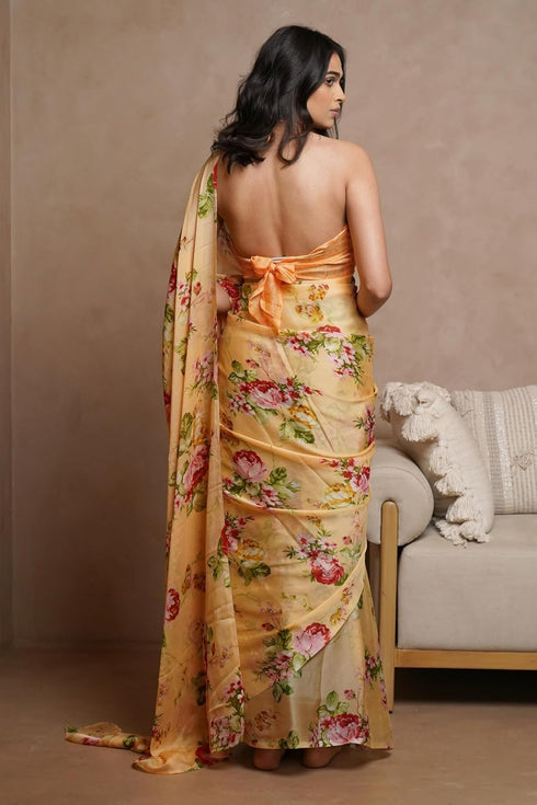 Vasthrlay Fashion Chiffon Georgette Dusty Ethnic Wear