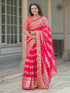 Vasthrlay Georgette Printed Orange Saree