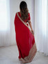 Vasthrlay Chanderi Printed Off White Off White Saree