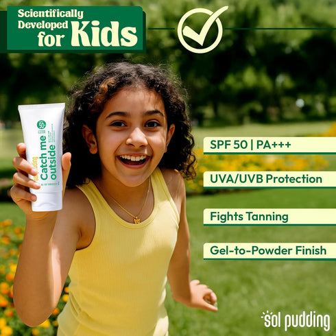 Sol Pudding Kids Sunscreen | SPF 50 PA+++ | UVA UVB