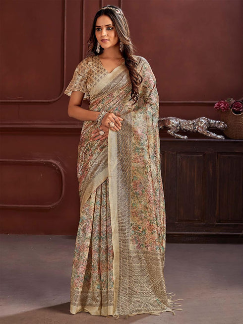 Vasthrlay Printed Unstitched Hs Ethnic Wear