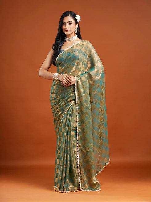 Vasthrlay Wine Embroidery Saree