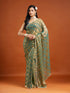 Vasthrlay Wine Embroidery Saree