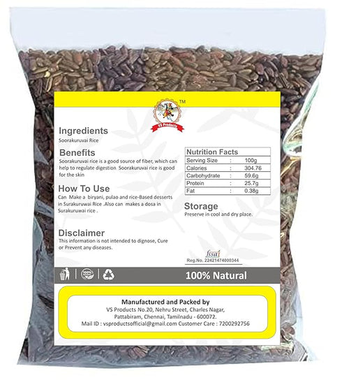 VS Products - Soora Kuruvai Rice