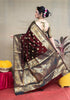 Vasthrlay Banarasi Unstitched Saree