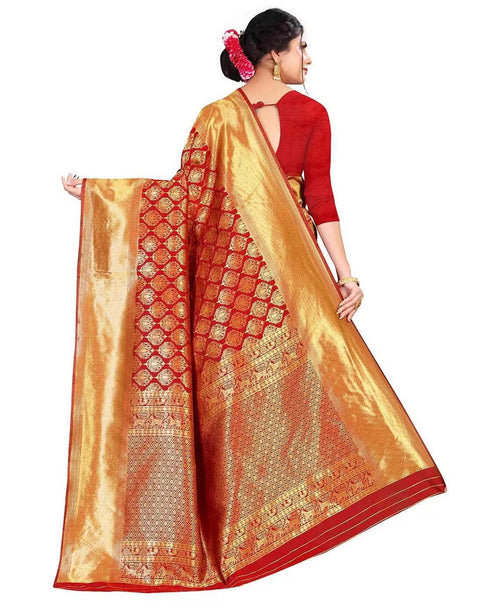 Vasthrlay Banarasi Kanjivaram Material Ethnic Wear