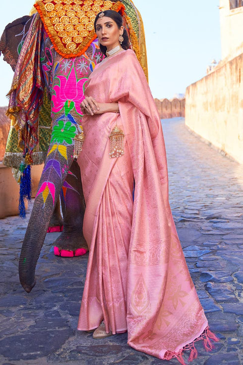 Vasthrlay Kanjivaram Designer Unstitched Occasions Saree