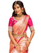 Vasthrlay Womens Weaving Unstitched Cream Saree