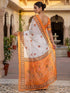 Vasthrlay Printed Peach1 Saree