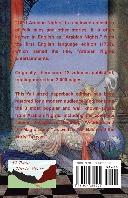 1001 Arabian Nights the Complete Adventures of Sindbad Aladdin and Ali Baba