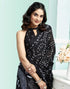 Vasthrlay Womens Printed Unstitched Wine Saree