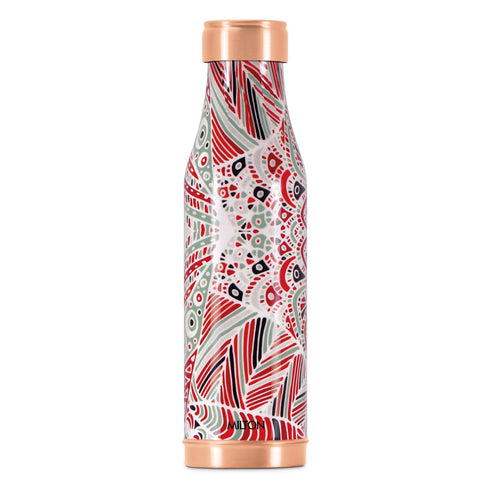 Copper Charge Design Water Bottle, 850 ml