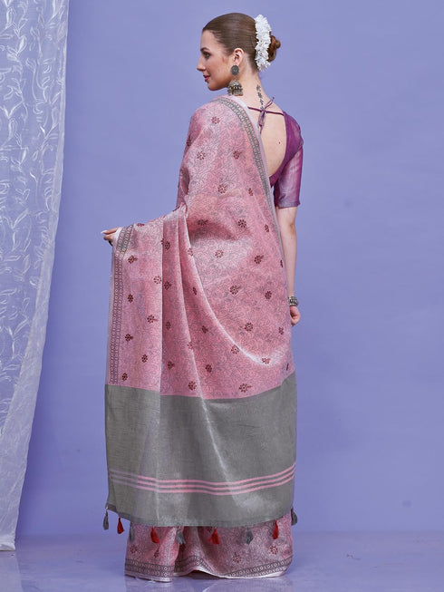 Vasthrlay Printed Unstitched Hs Ethnic Wear