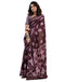 Vasthrlay Womens Printed Unstitched Dark Green Saree