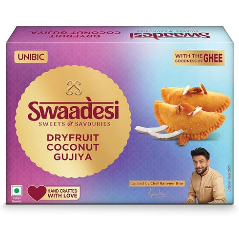 Unibic Swaadesi Dryfruit Coconut Gujiya