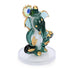 AFAST Green Crystal Glass Lord Ganesha Idol Showpiece for Home Decor, Car Dashboard, Mandir & Office Desk