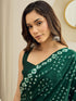 Vasthrlay Bandhani Printed Chiffon Unstitched Ethnic Wear