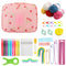 Crochet Set Knitting Needle Kit 107 Pcs Starter Kit for Beginners, Ergonomic, Crochet