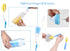 Syga Baby Milk Bottle Nipple Straw Brush Sponge Nylon Cleaning Brush Cleaner Bottle Tong Set