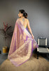 Vasthrlay Banarasi Weaving Lavendar