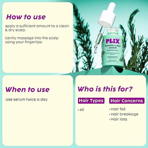 The Plant Fix Plix Rosemary Hair Growth Serum