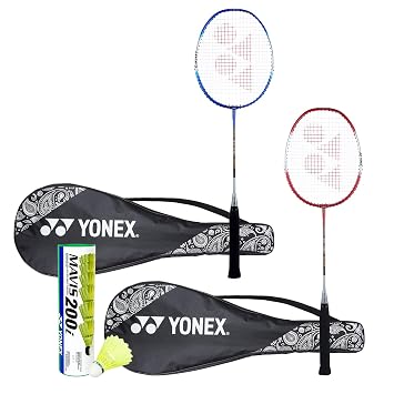 Yonex ZR 100L M200I Aluminum Strung Badminton Racquet (Blue) with Full Cover