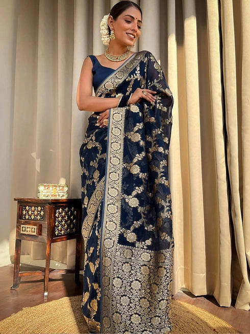 Vasthrlay Banarasi Traditional Saree