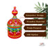 Salvus APP Solutions Traditional Wooden Multicolor Big Sindoor Dibbi