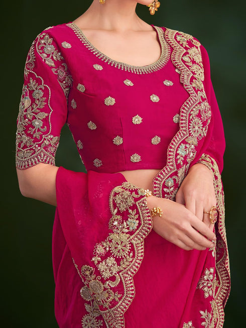 Vasthrlay Embroidery Unstitched Designer Tfh Ethnic Wear