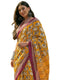 Vasthrlay Printed Yellow Saree