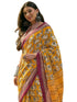 Vasthrlay Printed Yellow Saree