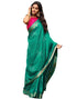 Vasthrlay Bandhani Printed Unstitched Black Saree