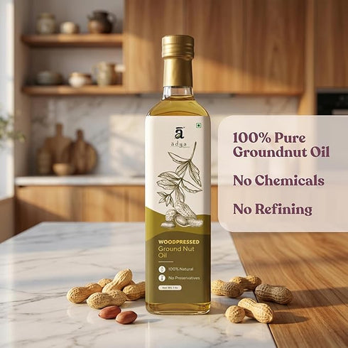 Adya Woodpressed Groundnut Oil