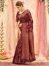 Vasthrlay Banarasi Weaving Yellow Saree