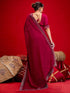 Vasthrlay Bandhani Printed Dusty Saree