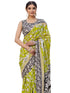 Vasthrlay Womens Printed Unstitched Beige Saree
